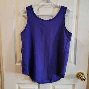 5/$20 Indigo blue vintage 90s Reitmans basic tank top small